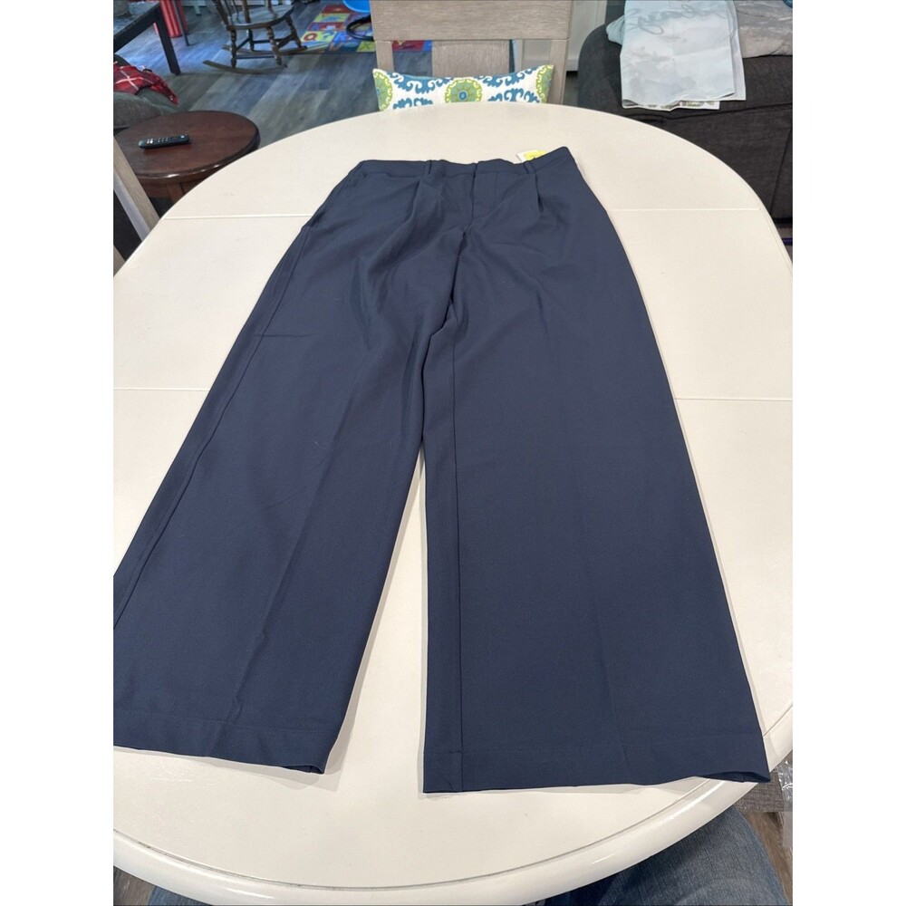 Women Active Light Woven High-Rise Trouser Pants - All In Motion Medium